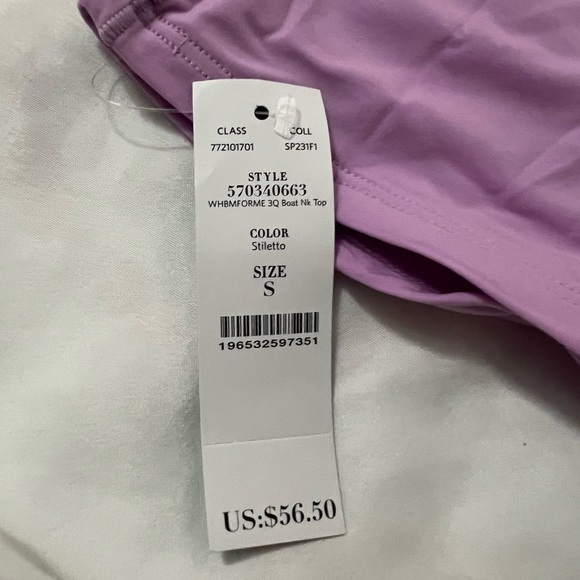 White House Black Market small long sleeve tshirt new with tags - Picture 4 of 4